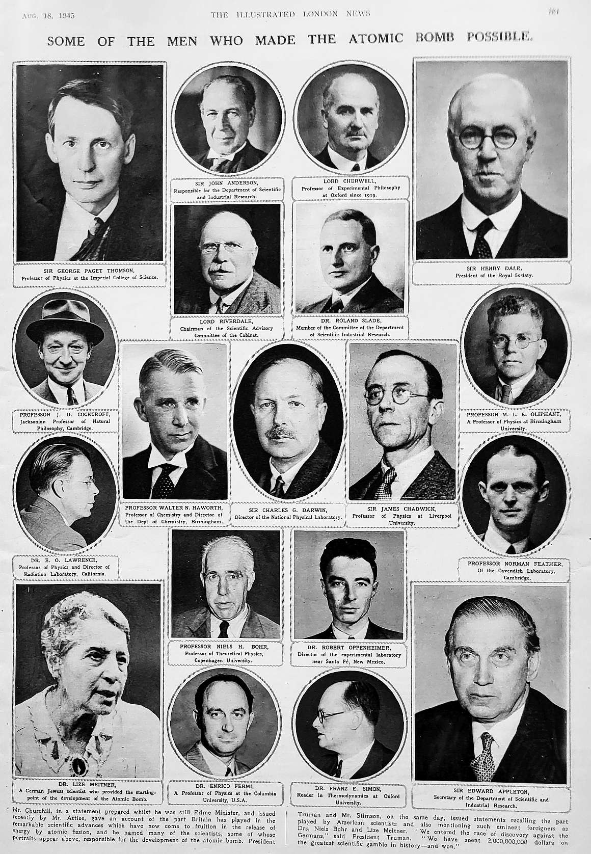 atom bomb makers